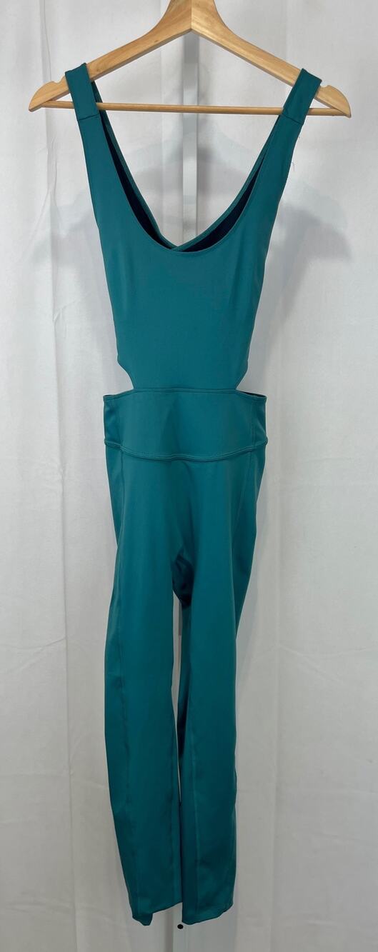 NWT FREE PEOPLE FP Movement Back It Up Jumpsuit Green Size M